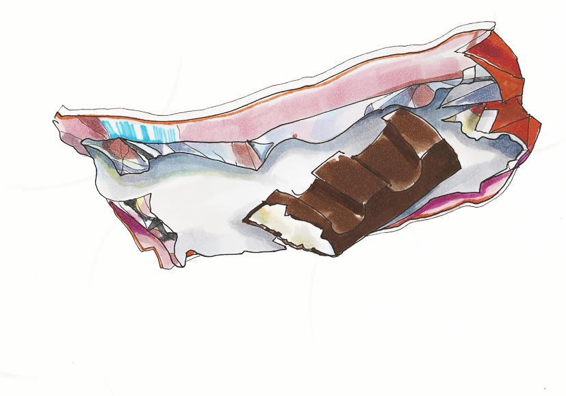 Bild von Britta Meins: Das Weiße vom Kinderriegel 